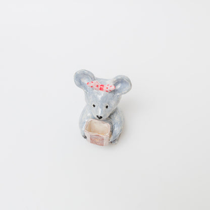 比留間郁美-置物「ネズミ」-2