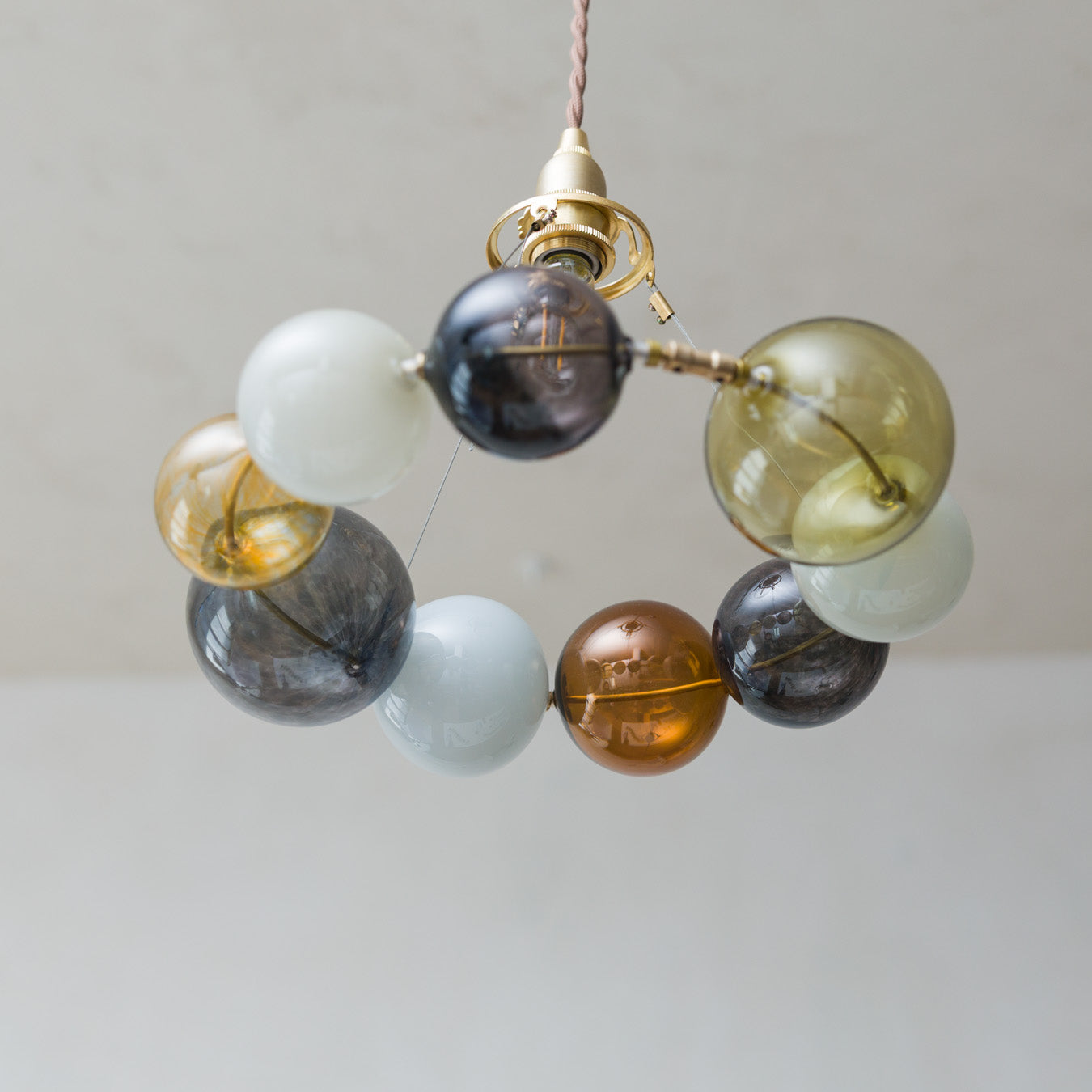 ワダコーヘー-ランプシェード「lei」L-color