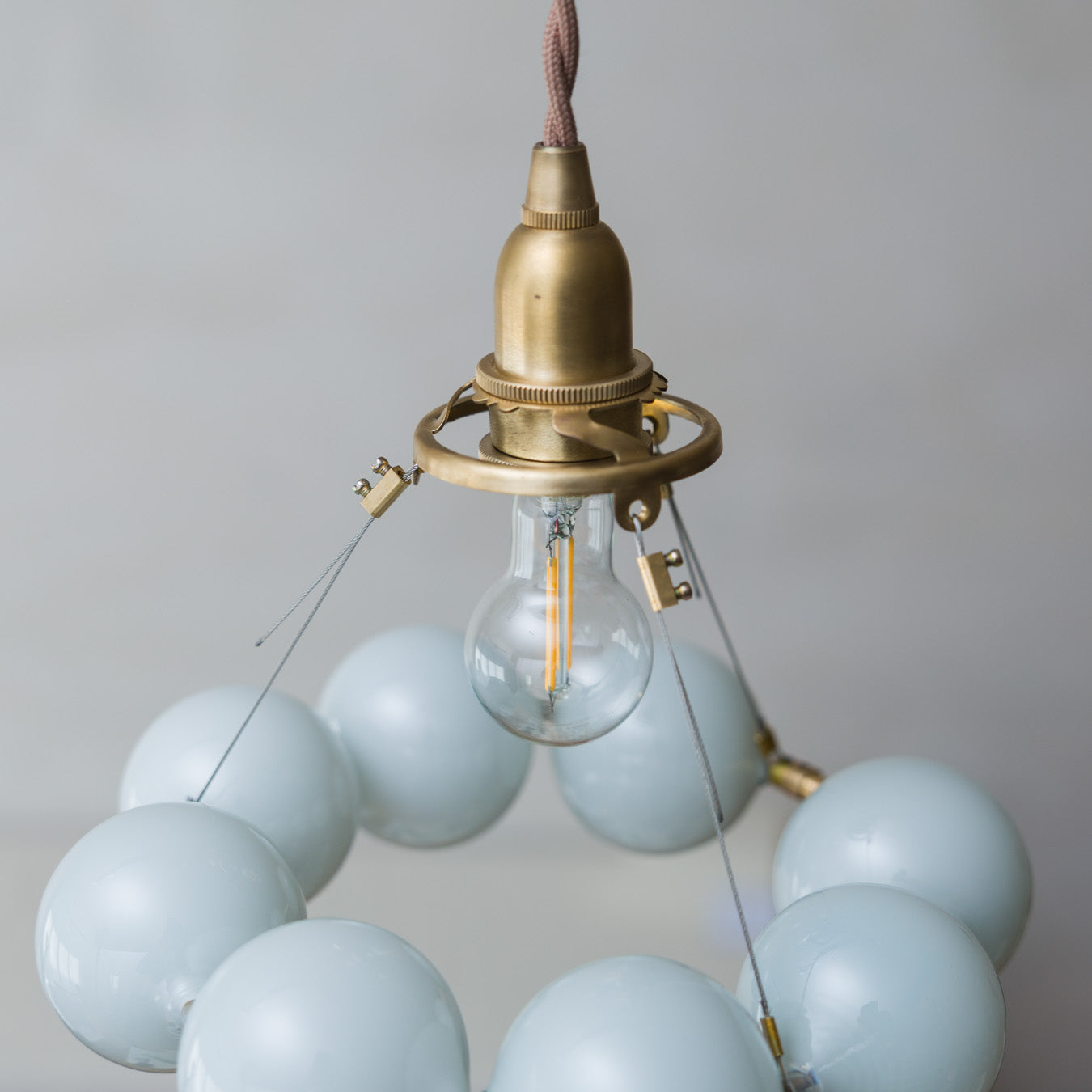 ワダコーヘー-ランプシェード「lei」S-white