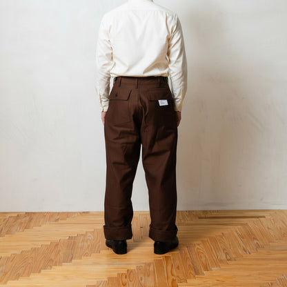 TUKI #0152【baker pants】chocolate