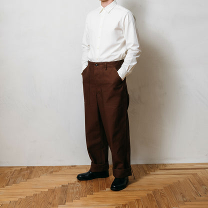 TUKI #0152【baker pants】chocolate