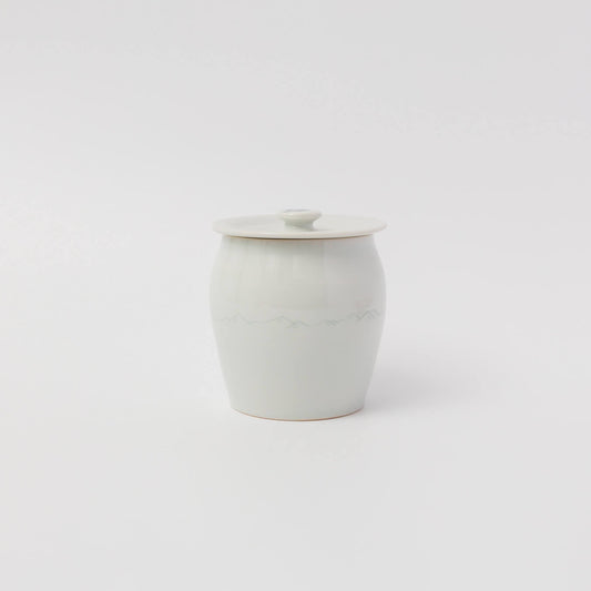 AMETSUCHI 芦田尚美-ヤマノハ調味料壷 M（無地）-白