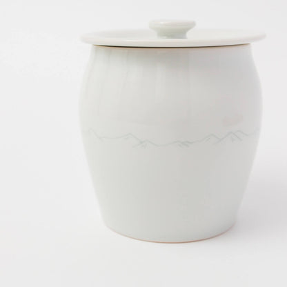 AMETSUCHI 芦田尚美-ヤマノハ調味料壷 M（無地）-白