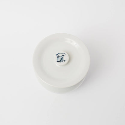 AMETSUCHI 芦田尚美-ヤマノハ調味料壷 M（無地）-白