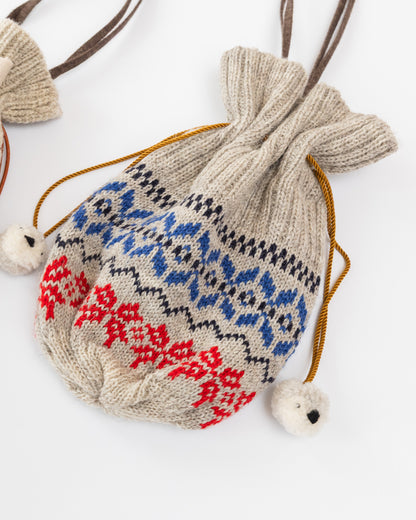 ふくつぎ by TANSU｜Knit cap pochette-penguin chick