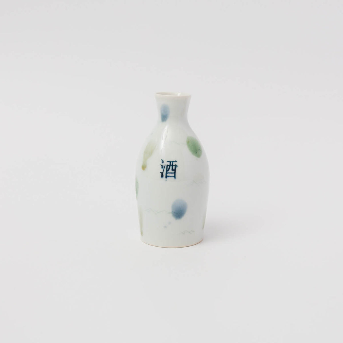 AMETSUCHI 芦田尚美-天地紺屋灰釉三彩 徳利（約1合）