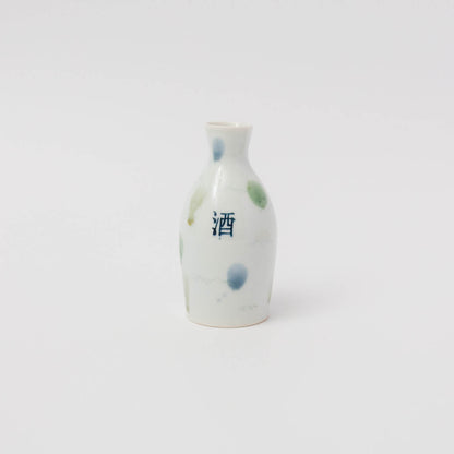 AMETSUCHI 芦田尚美-天地紺屋灰釉三彩 徳利（約1合）