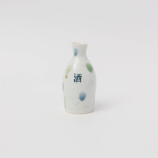 AMETSUCHI 芦田尚美-天地紺屋灰釉三彩 徳利（約1合）