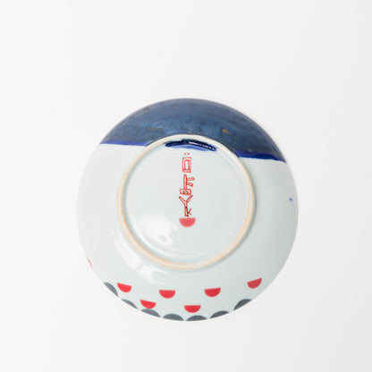 田辺京子-なまこ釉五寸皿-3