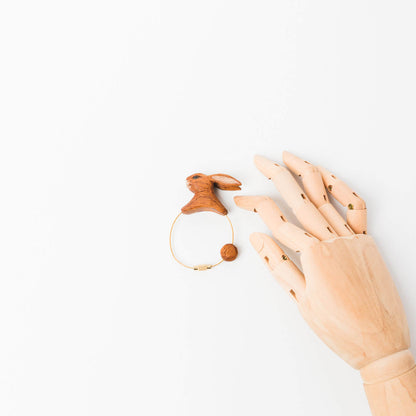 kitona-黒うさぎトルソーキーホルダー-1