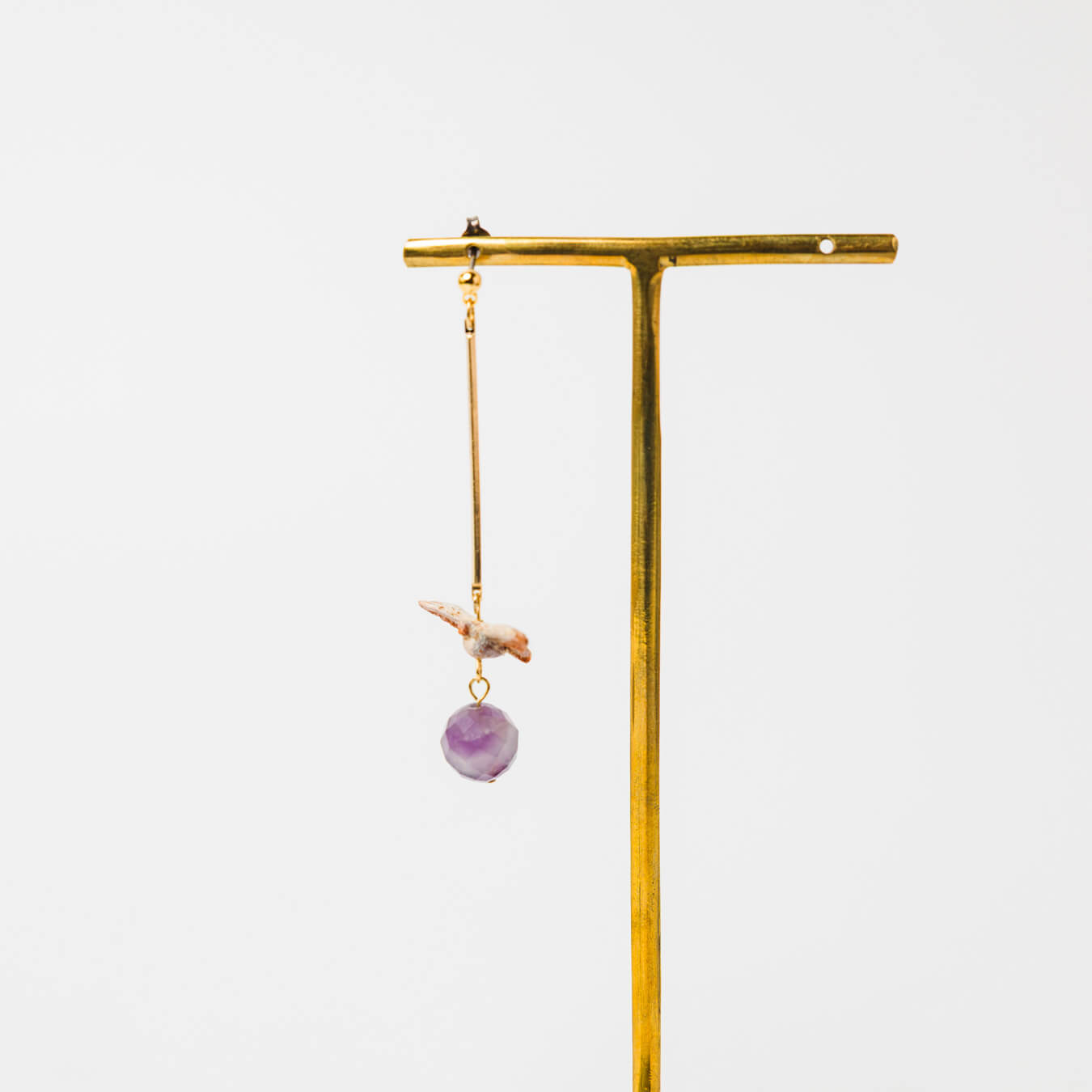 kitona-【片耳】鳥飛行-ピアス