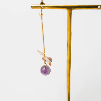 kitona-【片耳】鳥飛行-ピアス