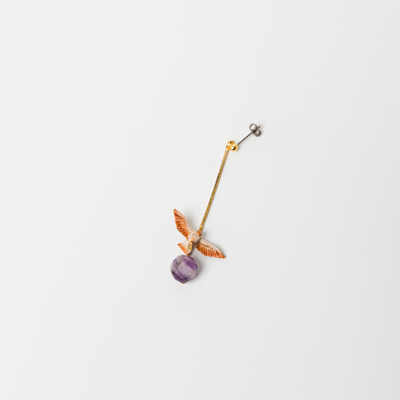 kitona-【片耳】鳥飛行-ピアス