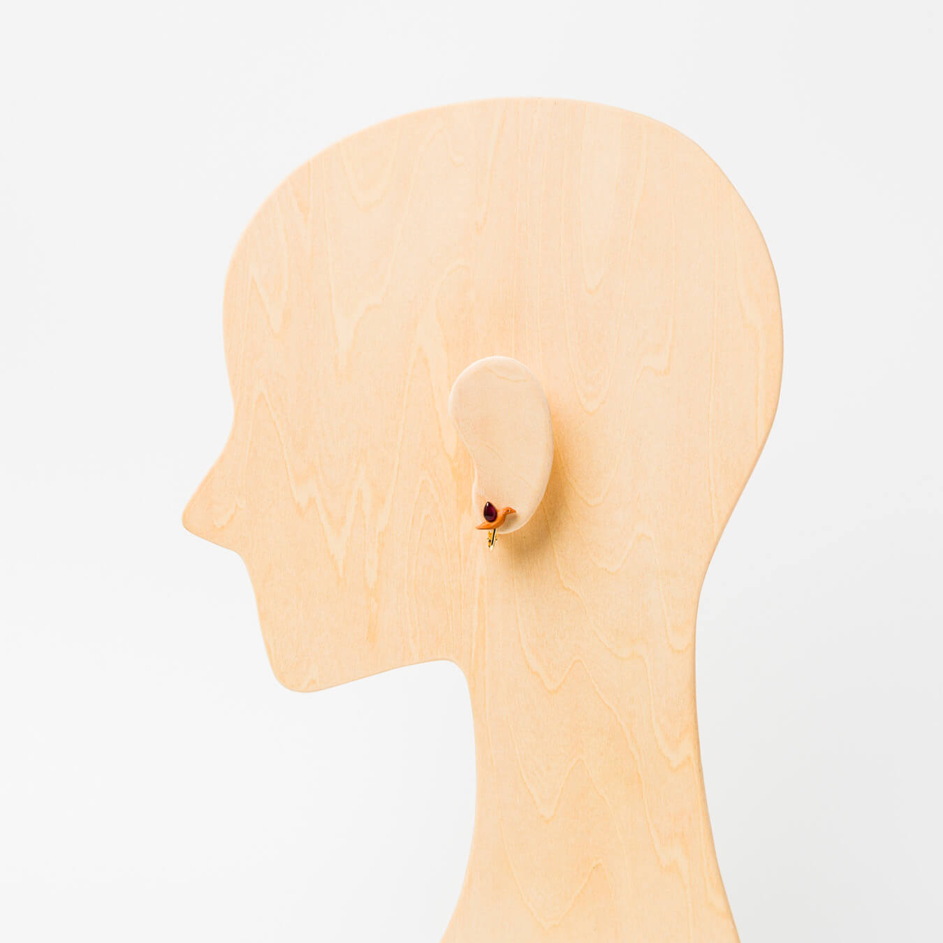 kitona-【片耳】ハチドリ-ピンクトルマリン-イヤリング