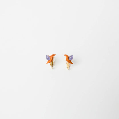 kitona-耳飾り-ハチドリ-タンザナイト-イヤリング