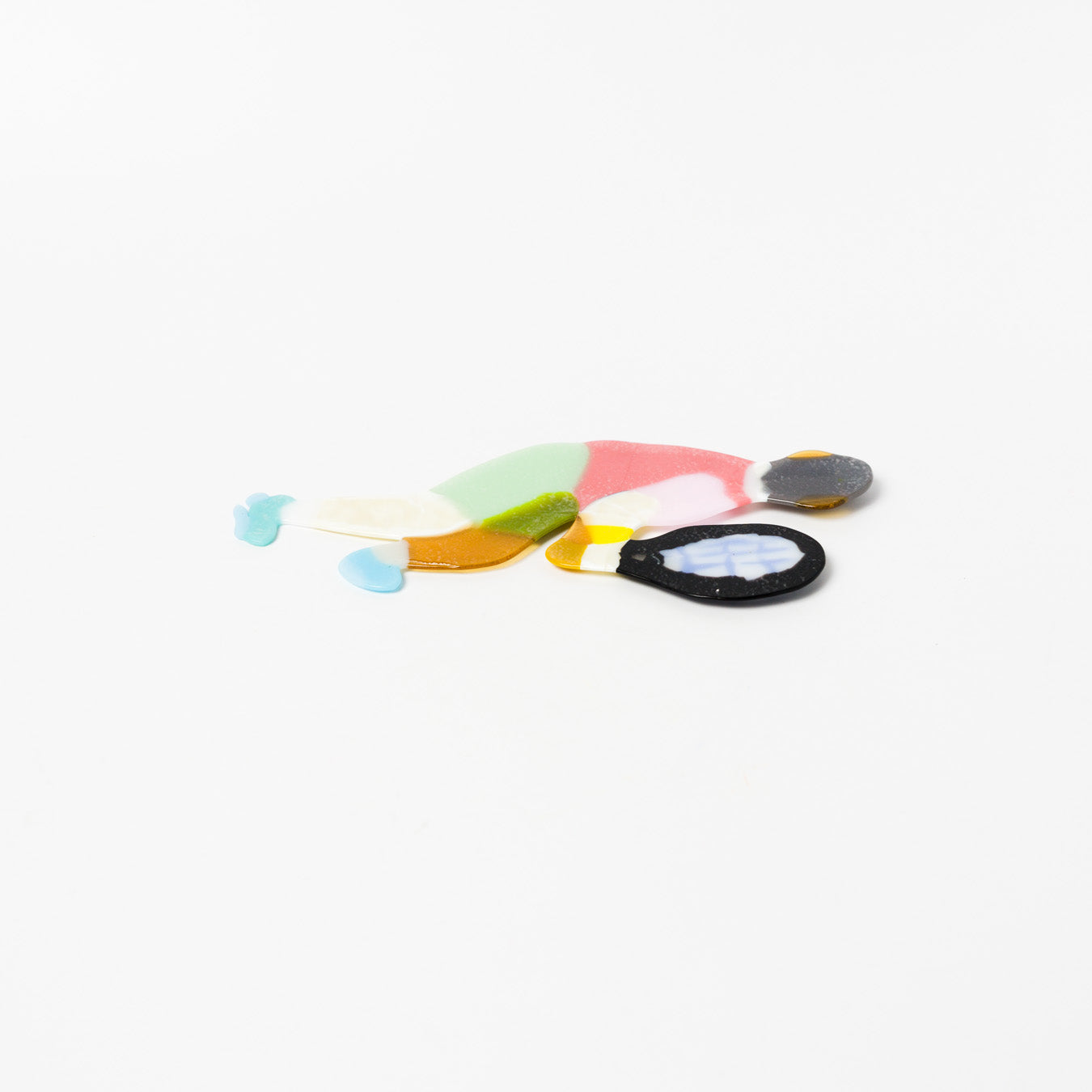 荒井美乃里-ガラスの壁飾り「テニスプレーヤー」