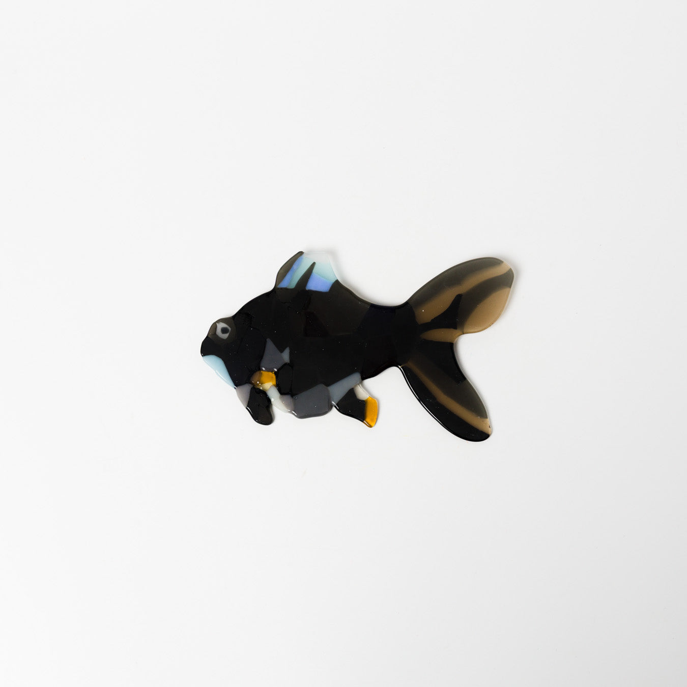 荒井美乃里-ガラスの壁飾り「金魚」