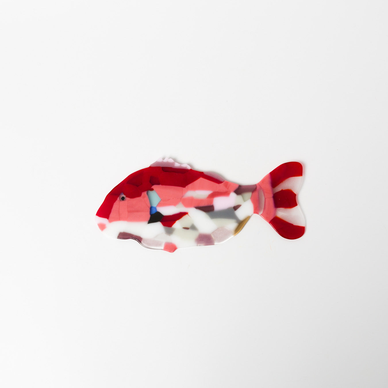 荒井美乃里-ガラスの壁飾り「タイ」