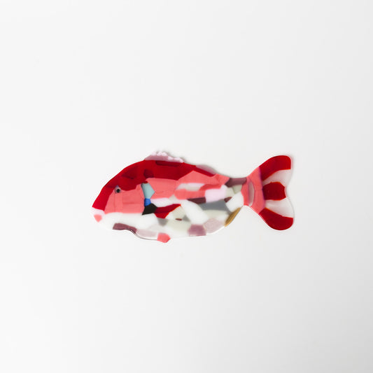 荒井美乃里-ガラスの壁飾り「タイ」