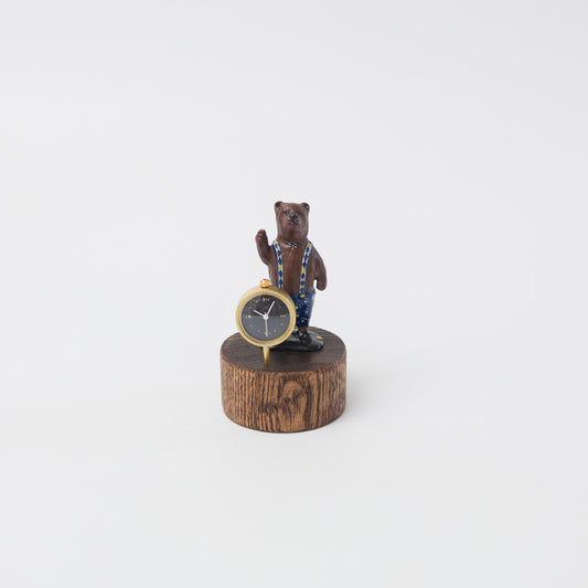 atelier coin-クマの置時計