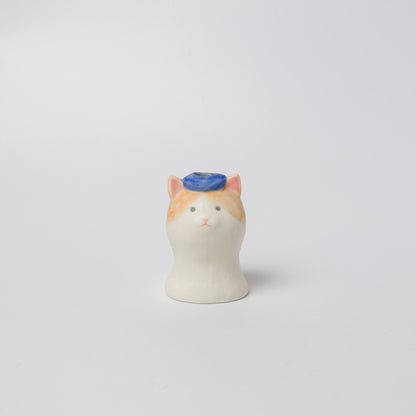 北原祥平-一輪挿し（ベレーネコ）