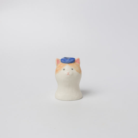 北原祥平-一輪挿し（ベレーネコ）