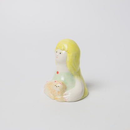 北原祥平-オブジェ（ネコを抱くヒト）