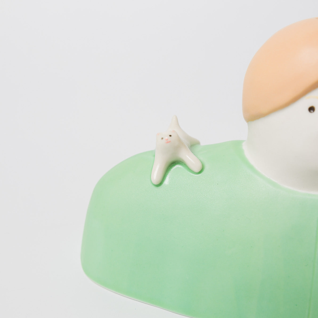 北原祥平-ランプシェード（肩にネコ）-2