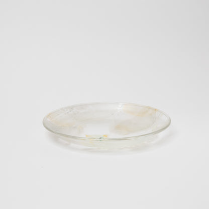 クロミヤアイ-絵付けガラス皿(18cm)-7