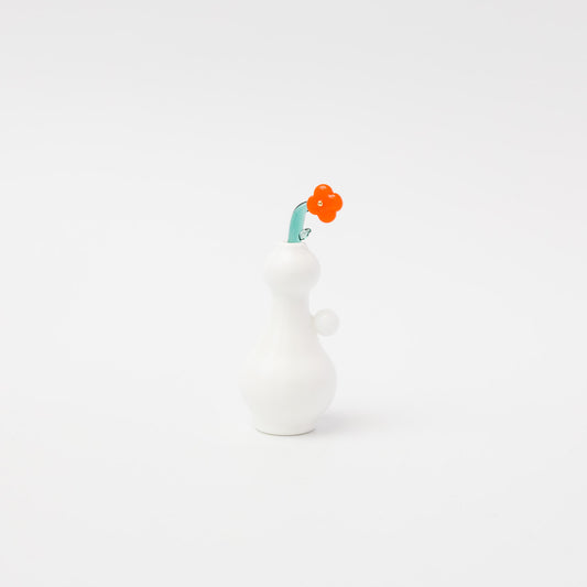 ManiMani Moon-flower vaseとお花のセット-No.1