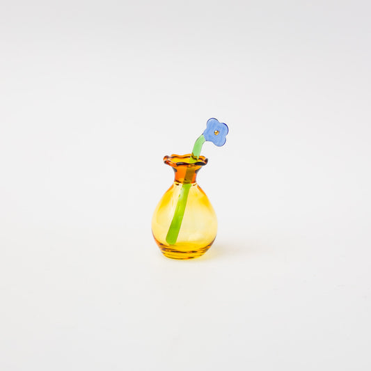 ManiMani Moon-flower vaseとお花のセット-No.8