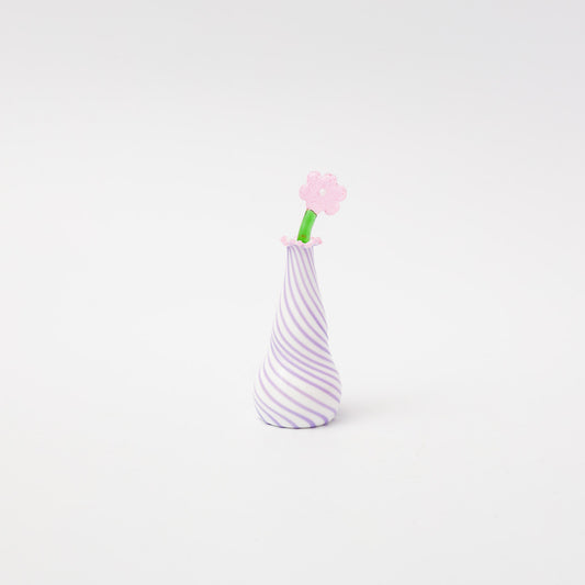 ManiMani Moon-flower vaseとお花のセット-No.25