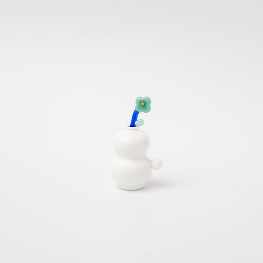 ManiMani Moon-flower vaseとお花のセット-No.2