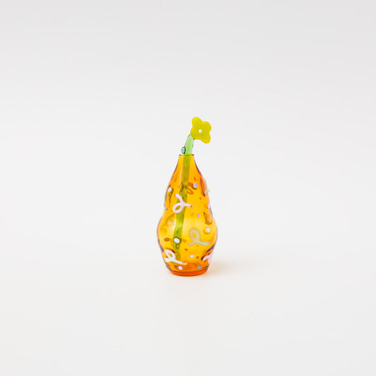 ManiMani Moon-flower vaseとお花のセット-No.28