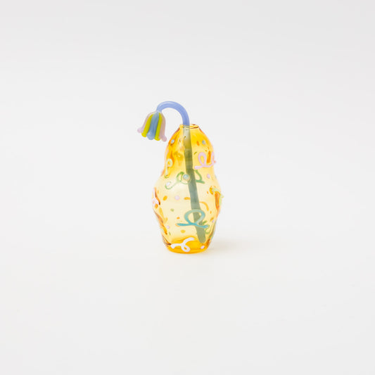 ManiMani Moon-flower vaseとお花のセット-No.29