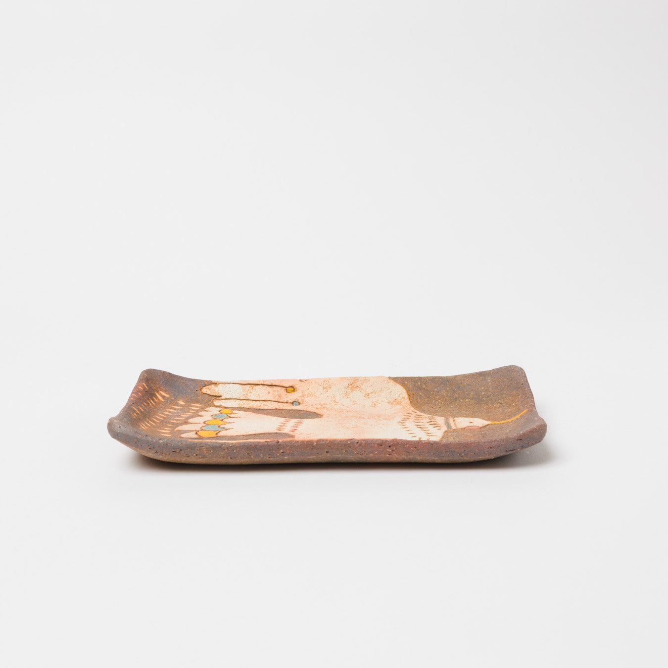 中野由美子-炭化長皿-小-2