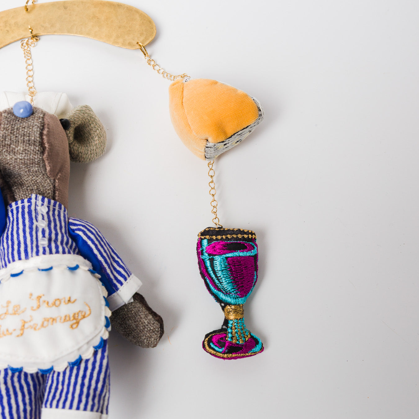 nuico-モビール-ネズミ（チーズ屋さん）