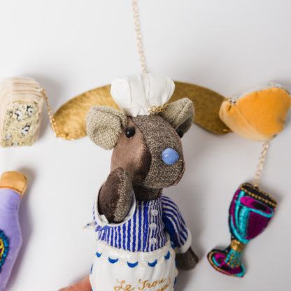 nuico-モビール-ネズミ（チーズ屋さん）