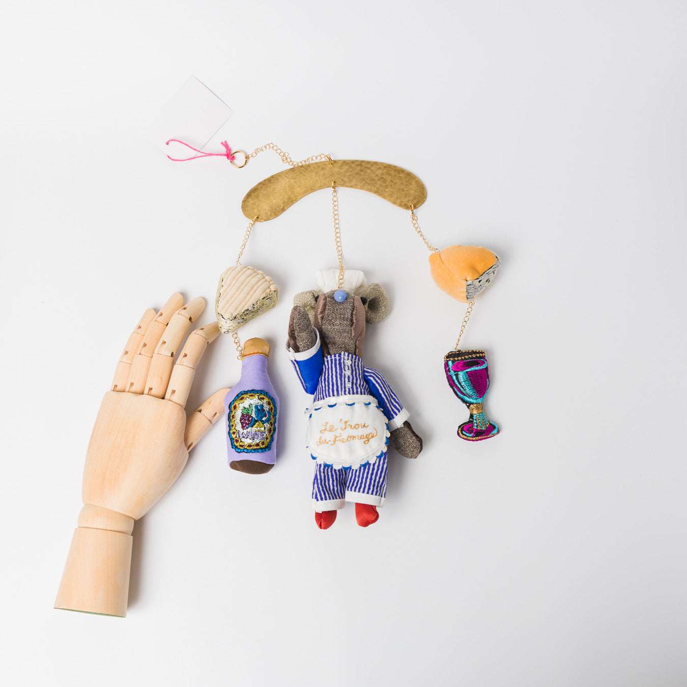 nuico-モビール-ネズミ（チーズ屋さん）