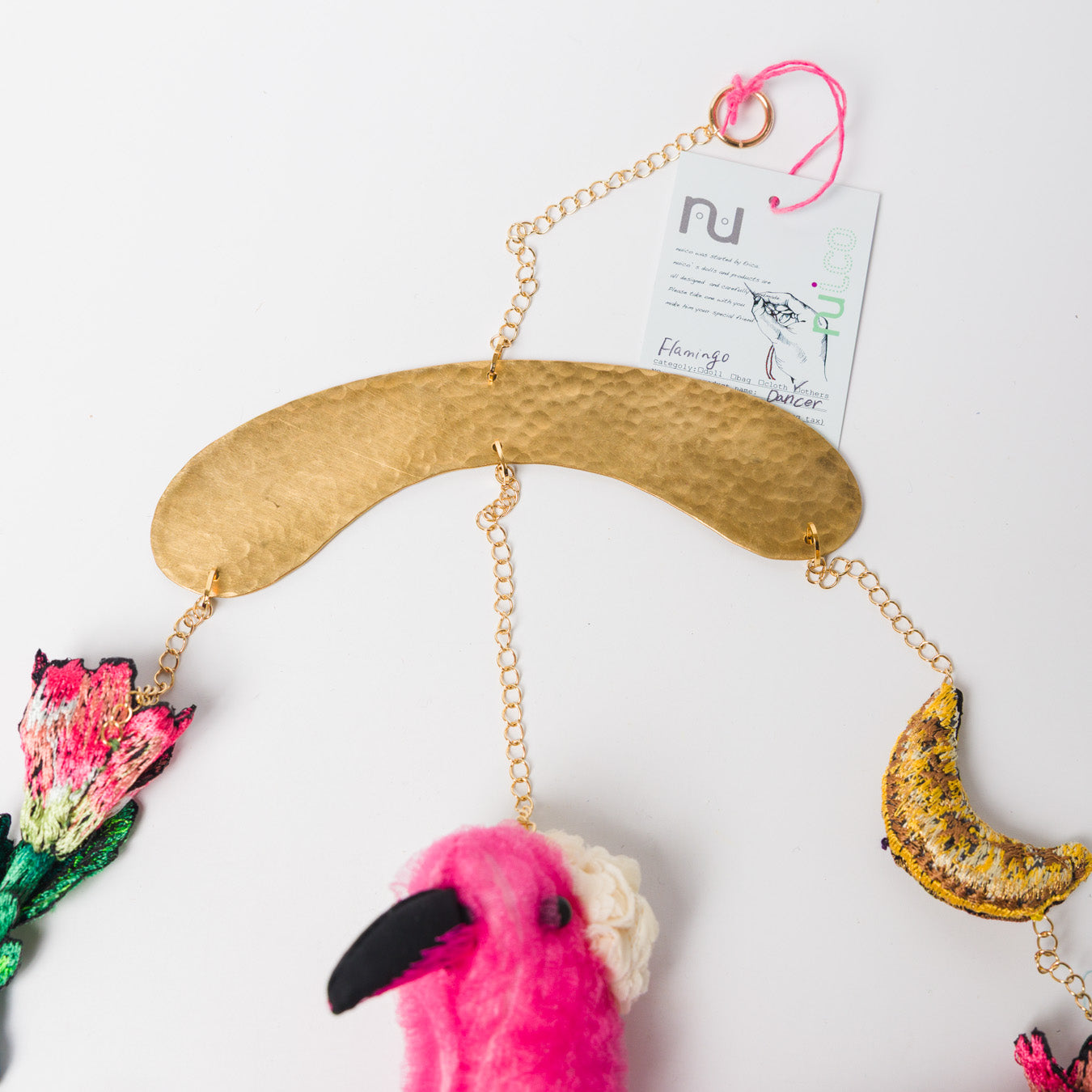 nuico-モビール-フラミンゴ（ダンサー）