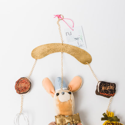 nuico-モビール-うさぎ（お菓子屋さん）