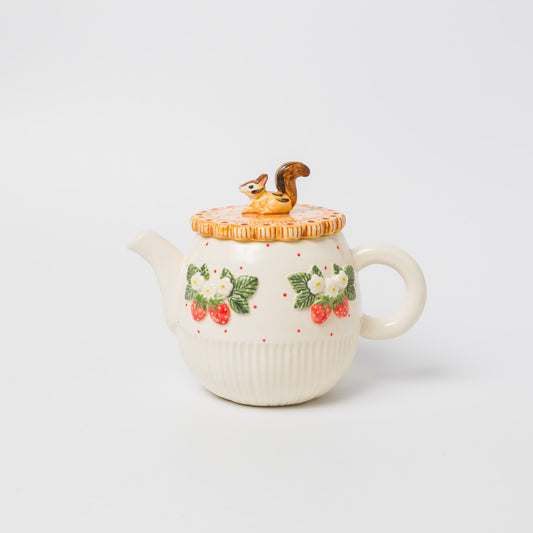 Sugar Poppo-お座りリスビスケットポット