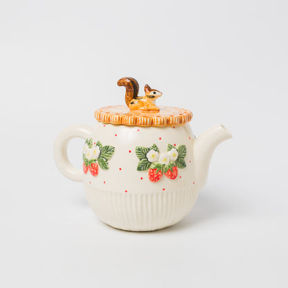 Sugar Poppo-お座りリスビスケットポット