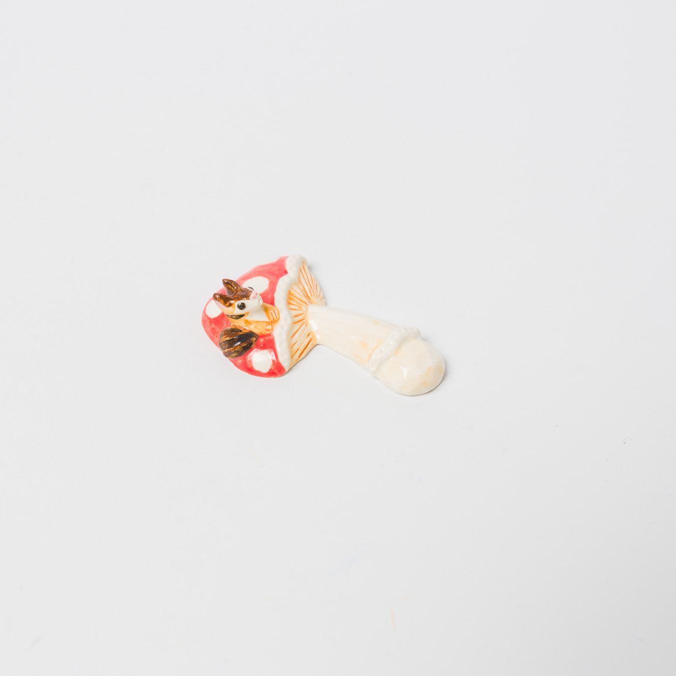 Sugar Poppo-リスきのこ箸置き