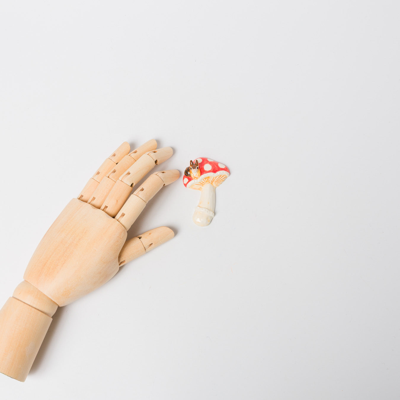 Sugar Poppo-リスきのこ箸置き