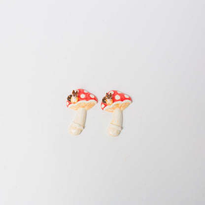 Sugar Poppo-リスきのこ箸置き