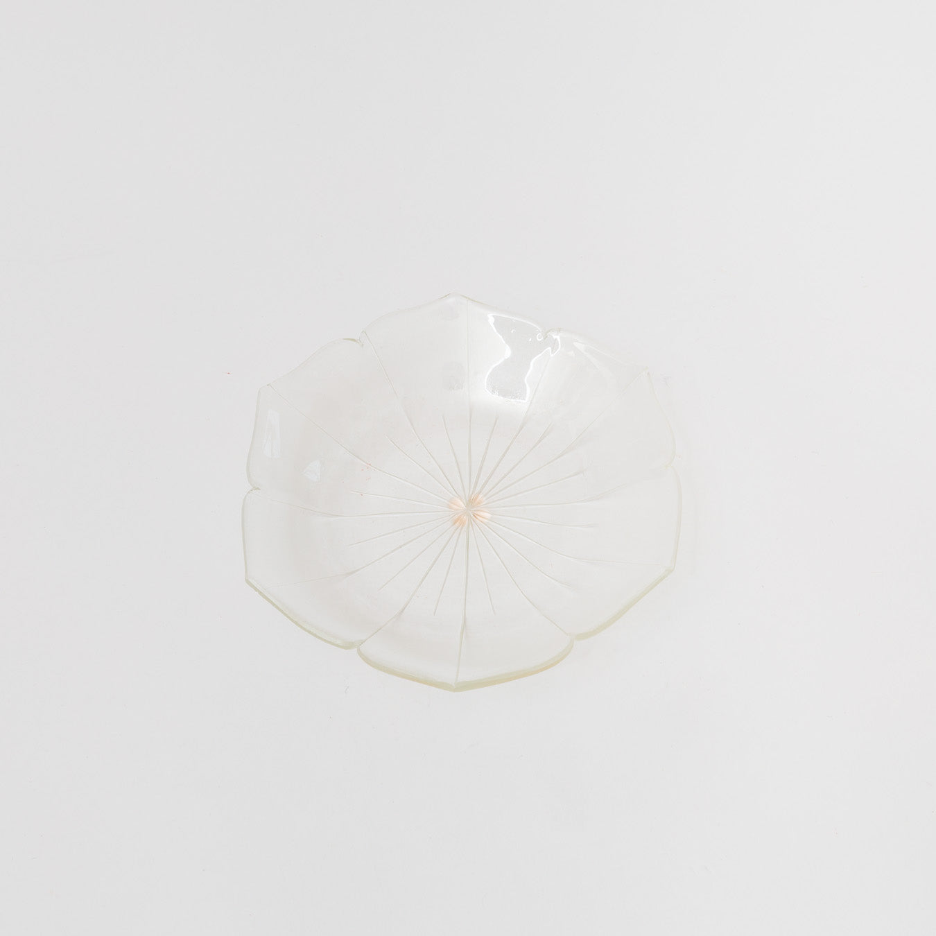 Sasaki shoko Glass works-花形大皿