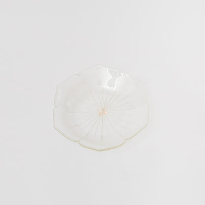 Sasaki shoko Glass works-花形大皿