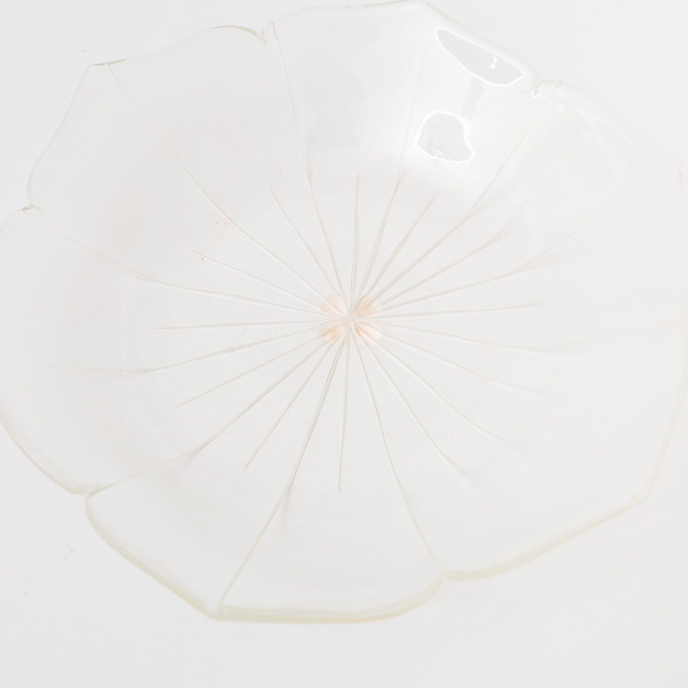 Sasaki shoko Glass works-花形大皿