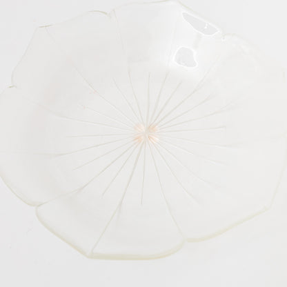 Sasaki shoko Glass works-花形大皿